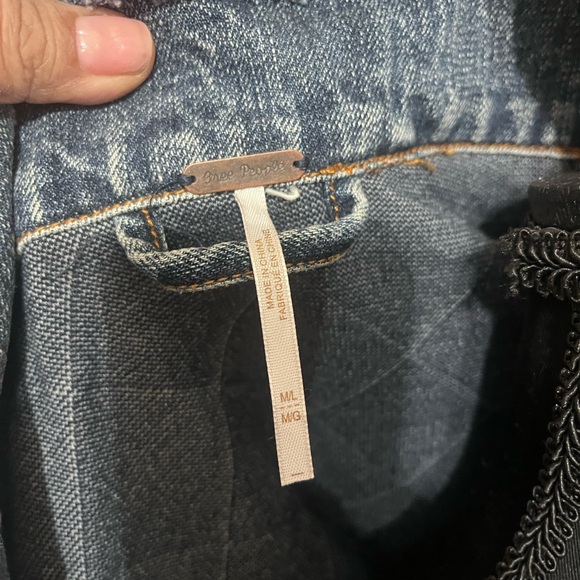 Free People Blue Denim Jacket - Picture 4 of 11